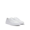 Baskets en cuir logo doré BOSS