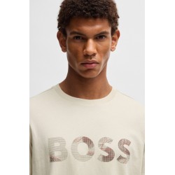 T-shirt en coton avec logo BOSS