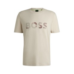 T-shirt en coton avec logo BOSS
