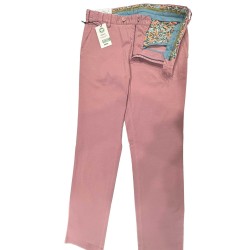 Pantalon chino micro print en coton bio MEYER