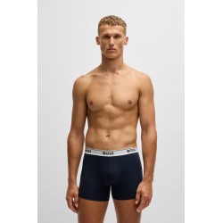 Lot de 3 boxers en coton stretch BOSS