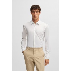 Chemise Slim en tissu stretch BOSS