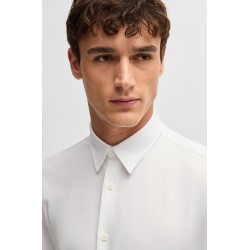 Chemise Slim en tissu stretch BOSS