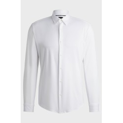 Chemise Slim en tissu stretch BOSS