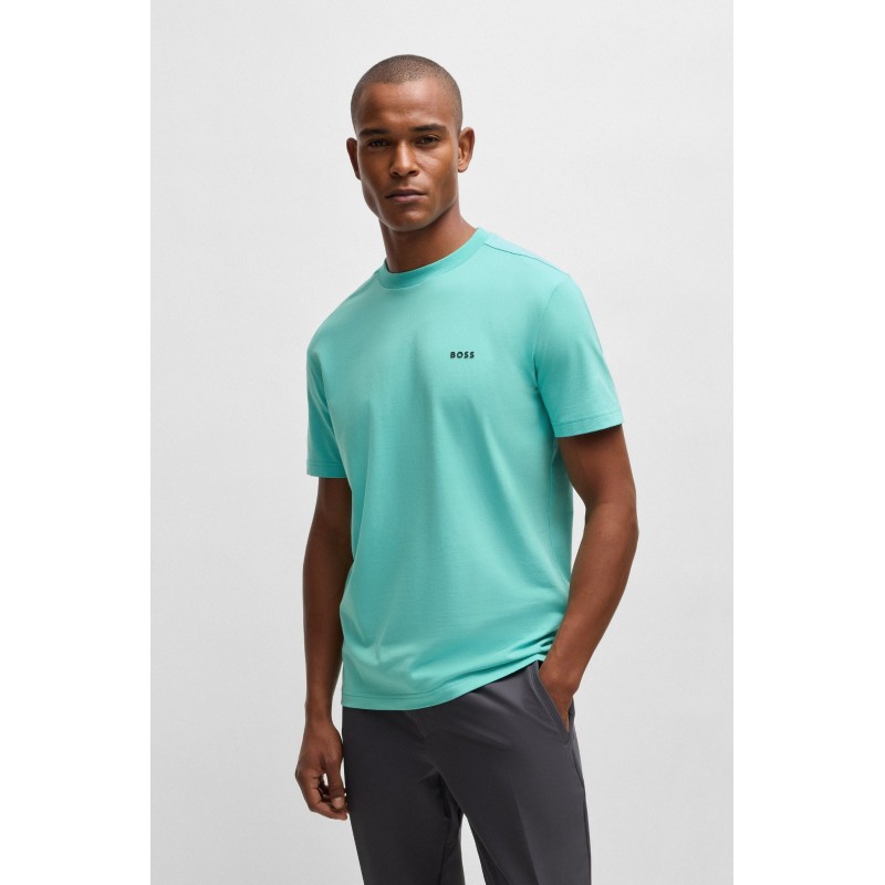 T-Shirt regular en coton stretch BOSS
