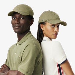 Casquette twill de coton LACOSTE