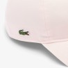 Casquette twill de coton LACOSTE