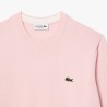 Pull coton uni col rond LACOSTE
