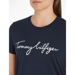 T-shirt logo cursive TOMMY HILFIGER