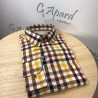 chemise décontractée à carreaux bugatti