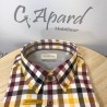 chemise décontractée à carreaux bugatti