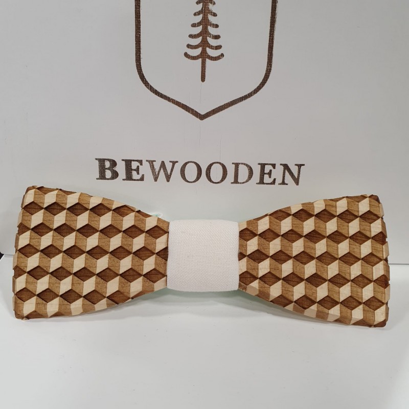 NOEUD PAPILLON CUBO BEWOODEN
