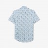 Chemisette slim fit en coton stretch imprimé EDEN PARK