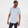 Chemisette slim fit en coton stretch imprimé EDEN PARK