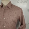 Chemise Regular à motifs en coton HUGO BOSS