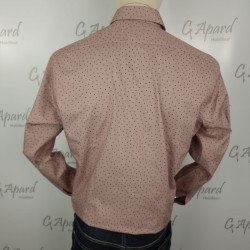 Chemise Regular à motifs en coton HUGO BOSS