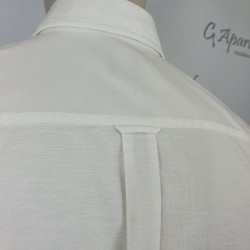 Chemise Slim Fit en coton Oxford à patch logo jacquard HUGO BOSS