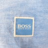 Chemise Slim Fit en coton Oxford à patch logo jacquard HUGO BOSS