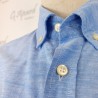 Chemise Slim Fit en coton Oxford à patch logo jacquard HUGO BOSS