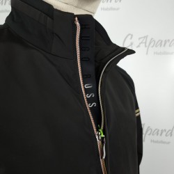 Blouson zippé en tissu déperlant double couche HUGO BOSS