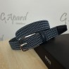 Ceinture tissée à garnitures en métal brillant HUGO BOSS