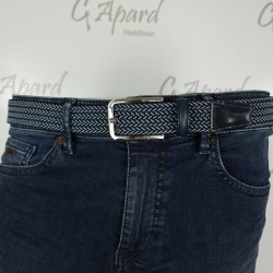 Ceinture tissée à garnitures en métal brillant HUGO BOSS