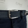 Ceinture tissée à garnitures en métal brillant HUGO BOSS