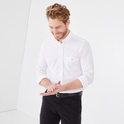 Chemise slim fit en piqué...