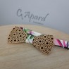 Noeud papillon en bois ajouré Monsieur Hector