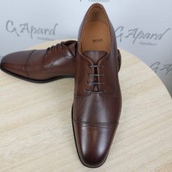 Derbies en cuir avec surpiqûres HUGO BOSS