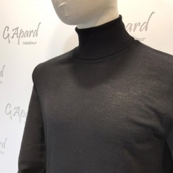 Pull à col roulé en laine mérinos italienne extra fine HUGO BOSS