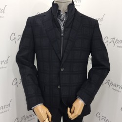 Veste à carreaux avec intérieur matelassé amovible HUGO BOSS