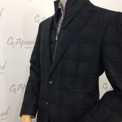 Veste à carreaux avec intérieur matelassé amovible HUGO BOSS