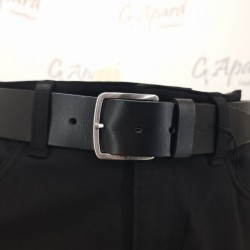Ceinture en cuir italien au tannage végétal avec boucle à ardillon HUGO BOSS