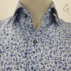 CHEMISE À MANCHES LONGUES MODERN FIT TWILL IMPRIMÉ FLEURI ETERNA