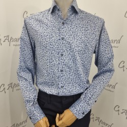 CHEMISE À MANCHES LONGUES MODERN FIT TWILL IMPRIMÉ FLEURI ETERNA