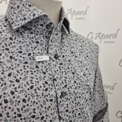 CHEMISE À MANCHES LONGUES MODERN FIT TWILL IMPRIMÉ FLEURI ETERNA