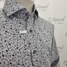 CHEMISE À MANCHES LONGUES MODERN FIT TWILL IMPRIMÉ FLEURI ETERNA