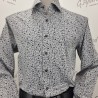 CHEMISE À MANCHES LONGUES MODERN FIT TWILL IMPRIMÉ FLEURI ETERNA
