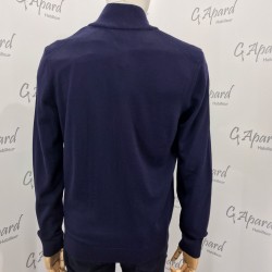 CARDIGAN EN MAILLE DE LAINE VIERGE ET DE COTON HUGO BOSS