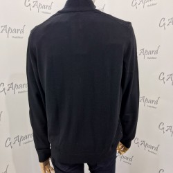 CARDIGAN EN MAILLE DE LAINE VIERGE ET DE COTON HUGO BOSS