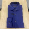 Chemise manches longues micro dessin Slim fit eterna