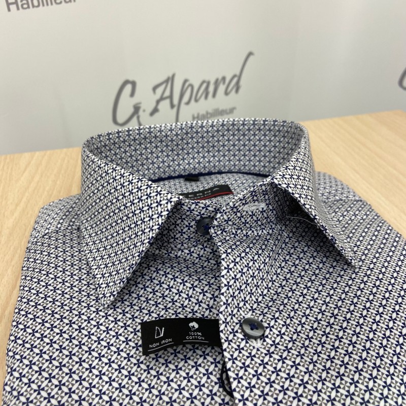 Chemise imprimée Modern Fit Eterna