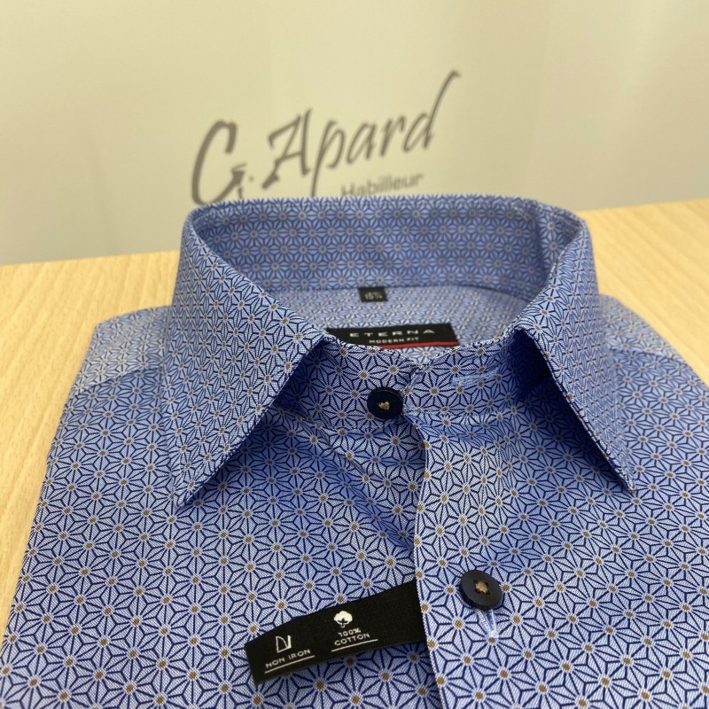Chemise imprimée Modern Fit Eterna