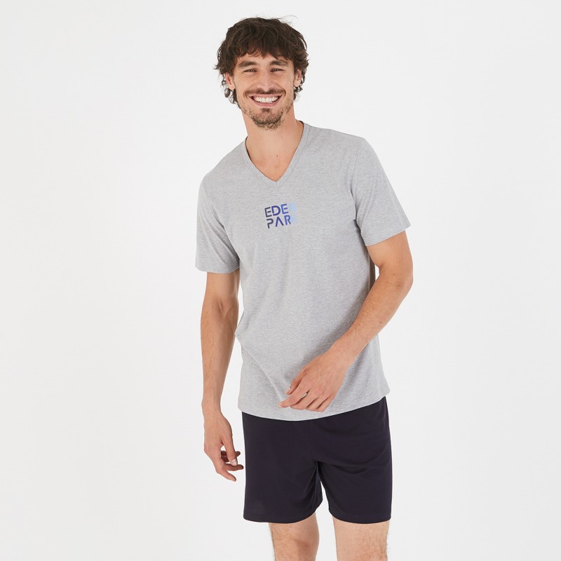 Pyjama court en jersey de coton eden park