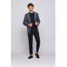VESTE REGULAR FIT EN JERSEY À MOTIF AVEC COUDIÈRES HUGO BOSS