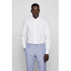 CHEMISE SLIM FIT EN POPELINE DE COTON FACILE À REPASSER HUGO BOSS