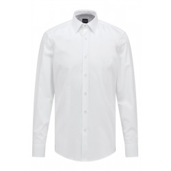 CHEMISE SLIM FIT EN POPELINE DE COTON FACILE À REPASSER HUGO BOSS