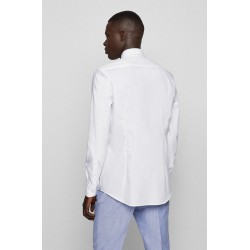 CHEMISE SLIM FIT EN POPELINE DE COTON FACILE À REPASSER HUGO BOSS