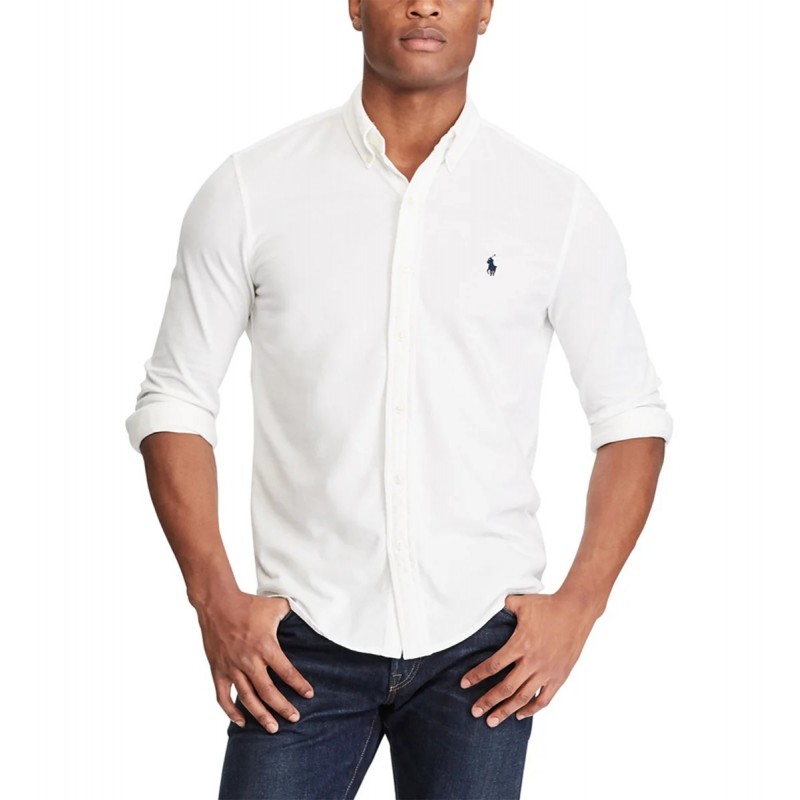 Chemise unie en coton RALPH LAUREN